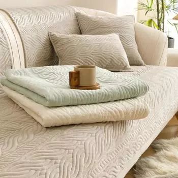 Стеганое одеяло Twist, плюшевые диванные подушки на осень и зиму, универсальные нескользящие подушки на все сезоны, простые современные чехлы для диванов, чехлы для шарфов 70*70cm