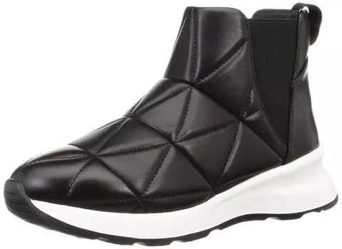 Стеганые кроссовки Mid Cut 2739 Black cm E [Lanvin Blue] Женские 23.0 чёрный