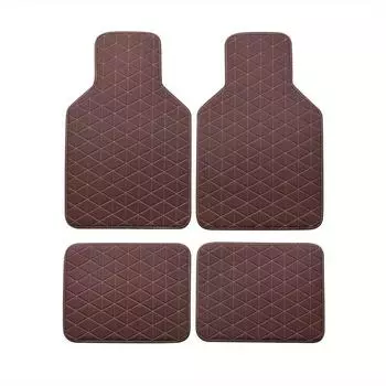 Стеганые универсальные автомобильные коврики для автомобилей с правым рулем Big head four-piece set
