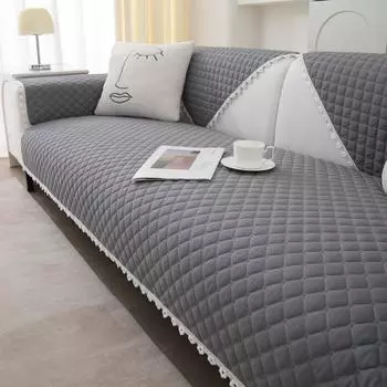 Стеганый чехол для дивана для собак, домашних животных, детей, противоскользящие чехлы для диванов, противоизносные чехлы для мебели, защитные чехлы для сидений 60*60cm