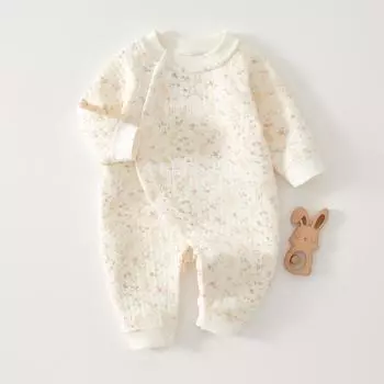 Стеганый детский комбинезон - Теплый весенне-осенний комбинезон для новорожденных - Плотный зимний костюм Size 80