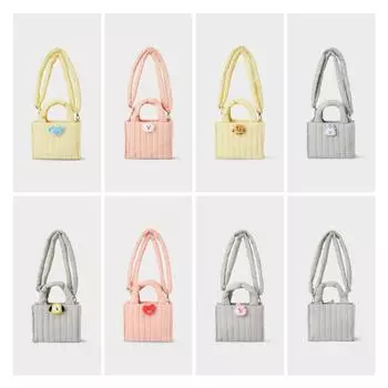 Стеганый двусторонний значок для куклы Line Friends BT21 (Большая сумка/сумка через плечо) Мешок (7 вариантов)