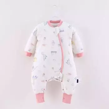 Стеганый хлопковый спальный мешок с рисунком для младенцев и детей Size 80