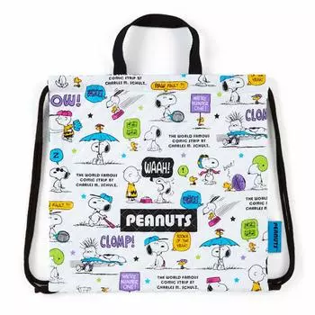 Стеганый рюкзак Sanrio Snoopy с ручкой (красочный)