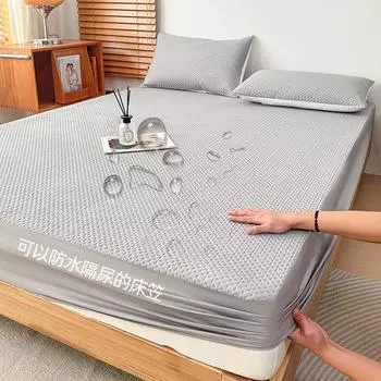 Стеганый водонепроницаемый чехол для матраса класса А – толстая простыня и чехол для подгузника Quilted Matching Pillowcase/2pcs