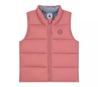 Стеганый жилет A0C3C Розовый 18 месяцев 81см [Petit Bateau] розовый