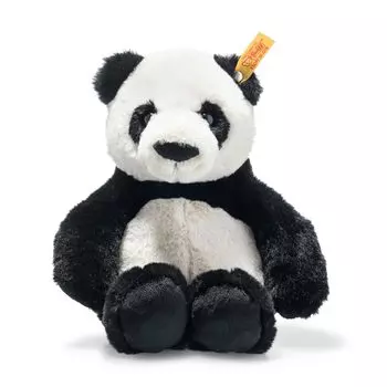 Steiff Cuddly Friends Panda Min 27 см 075650 [Японский обычный продукт]