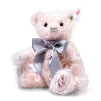 Steiff Japanese Teddy Bear 18cm Japan limited to 1500 pieces 679360 Collector s Sakura розовый