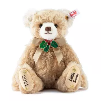 Steiff Little Santa 2021 24cm 679070 Beige