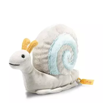 Мягкая игрушка Steiff Cuddly Friends Snail Snail 20 см белая 094408 белый