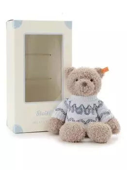 Steiff Плюшевый мишка Джимми PWGG245672 BLU F [Gelato Pique] Женский синий