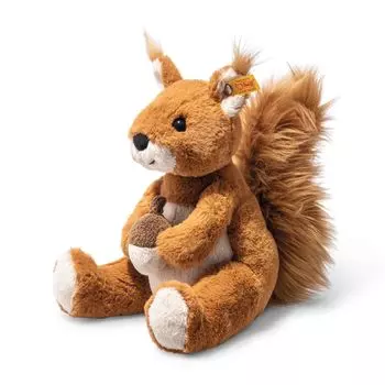 Steiff Teddy Bear Soft Cuddly Friends Squirrel Phil Steiff Phil Squirrel Squirrel Plush Toy Squirrel Stuffed Toy Gift Present Fluffy