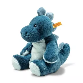 Steiff Teddy Bear Stegosaurus Spot Plush Dinosaur Soft Cuddly Friends Spott Stegosaurus (Blue) [Item]