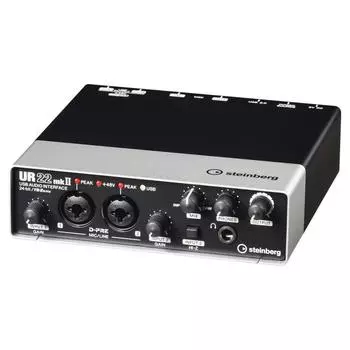 Steinberg Steinberg 2x2 Аудиоинтерфейс UR22mkII USB2.0 24 бит/192 кГц чёрный
