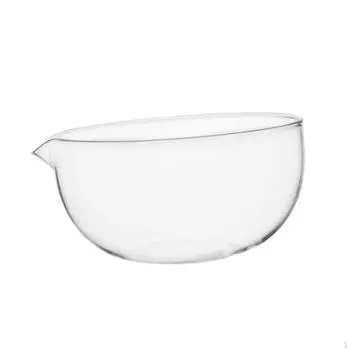 Стекло 550 мл Кухонная фруктовая салатница Сервировочная посуда 4.6x2.6 дюймов Многоцелевая Прозрачная для