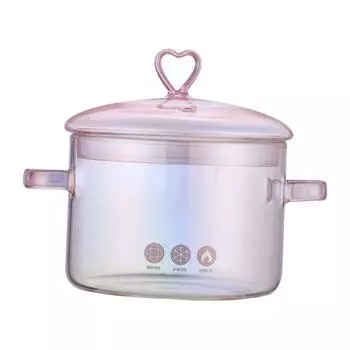 Стекло для нагрева молока и супа для устойчивой кастрюли, суповая мини-посуда для плиты