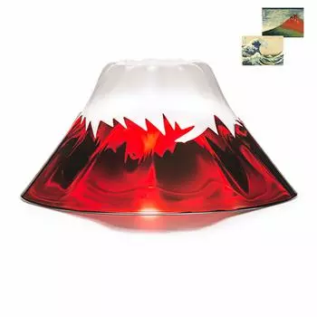 Стекло Fuji Стекло Tajima Праздничный кубок Fuji красный сувенир Гран-при Стекло Edo граненое стекло Фудзи чоко чаша для сакэ Японское сакэ холодное сакэ День День Шестидесятилетие