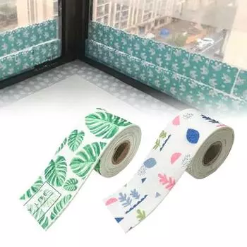 Стекло Оконная Лента Электростатическая Утолщенная Влагостойкая Флокирование Водопоглощение Антизапотевающая Кухонная Столешница Герметик Лента Наклейка Кухонные Гаджеты A