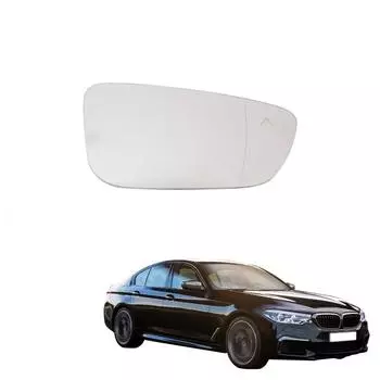 Стекло правого бокового зеркала с подогревом и слепой зоной для BMW 530i 540i 740i 2016-2022 гг.