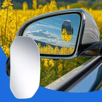 Стекло слепых зон для автомобиля Автомобильное стекло Высокое разрешение 360 градусов Стекло заднего вида Устранитель слепых зон Широкоугольный регулируемый автомобиль