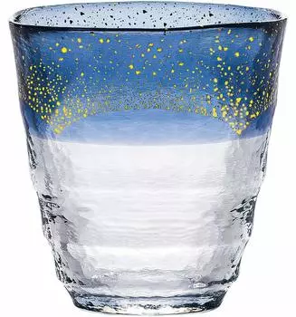 Стекло Toyo Sasaki Glass Shochu, теплое, синее, сделано в Японии, 300 мл, 42130TS-G-WSHB синий