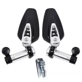 Стекло заднего вида для скутера, регулируемое стекло, складной руль, торцевое стекло чёрный