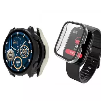 Стекло + защитный чехол для Haylou GST Lite LS13/HAYLOU Solar Plus RT3 LS16, универсальный бампер HAYLOU Solar Plus RT3 LS16 чистый