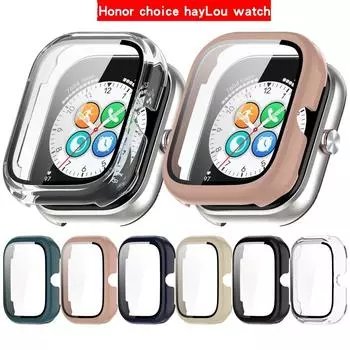 Стекло + защитный чехол для Honor Choice Haylou Watch All-around Bumper Cover Honor choice haylou watch чистый