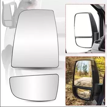 Стекло зеркала заднего вида с подогревом, верхняя/нижняя левая и правая сторона для Ford Transit 2014-2023 lower-L