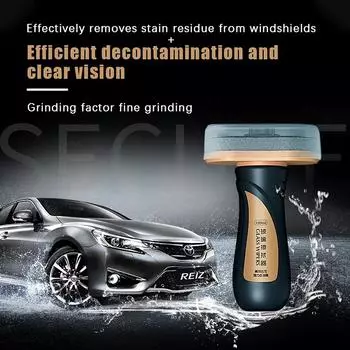 Стеклоочиститель Антизапотевающий Дождеотталкивающий Гидрофобное Покрытие Длительная Защита Очиститель Масляной Пленке Для Лобового Стекла Автомобиля чёрный