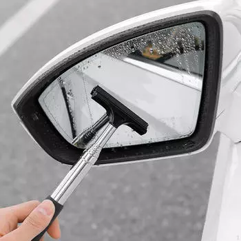 Стеклоочиститель зеркала заднего вида автомобиля, средство для мытья окон автомобиля, многофункциональный чистящий инструмент, боковая швабра чёрный