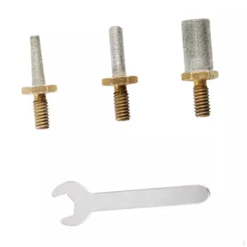 Стеклянная алмазная шлифовальная головка с гаечным ключом, простая установка шлифовального круга