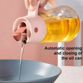Стеклянная бутылка для масла, бутылка для смешивания и приправы для барбекю, 550 мл, соевый соус без бисфенола А, спрей-масленка, без запаха, контейнер для масла, приправа для кухни белый