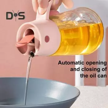 Стеклянная бутылка для масла, бутылка для смешивания и приправы для барбекю, 550 мл, соевый соус без бисфенола А, спрей-масленка, без запаха, контейнер для масла, приправа для кухни белый