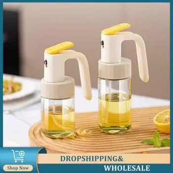 Стеклянная бутылка для масла с насосом давления, пищевая приправа, распылитель для масла, герметичная бутылка для кухонных принадлежностей, спрей для готовки, удобный