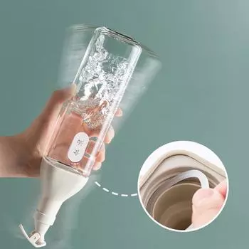 Стеклянная бутылка для оливкового масла с защитой от протечек 500 мл, без соуса, уксуса, приправы, стеклянная бутылка для кухонных принадлежностей