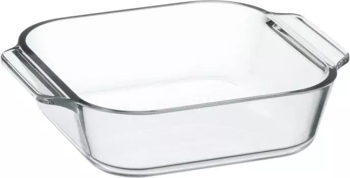 Стеклянная форма для тостера iwaki Basic Series, половина 144 x 120 x 39 мм, 340 мл, BC3840, термостойкая чистый