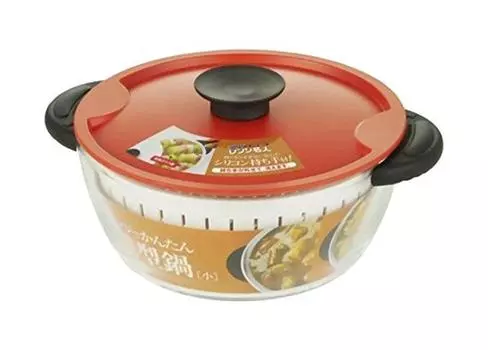 Стеклянная глубокая кастрюля для микроволновой печи Asbel, маленькая, белая, 4249 Unix белый