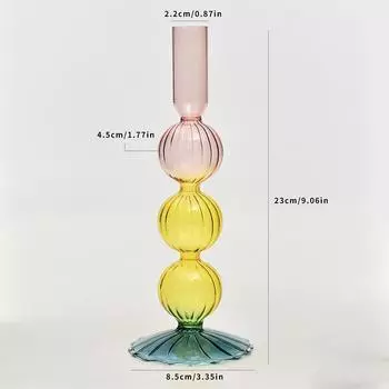 Стеклянная художественная свеча, чашка, подсвечник, атмосфера, сделай сам, скандинавский стиль, красочный домашний декор