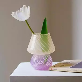 Стеклянная художественная ваза, гидропонная ваза, цветочная композиция, домашний декор, настольные украшения, украшение сада No.1