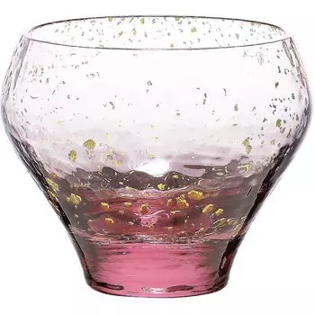 Стеклянная кружка Toyo Sasaki Edo Glass Yachiyo Kiln Cup Plum Purple 115 мл Сделано в Японии Чашка для сакэ Стеклянная кружка для сакэ Подарок Подарок Уважение к пожилым