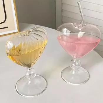 Стеклянная кружка в форме сердца в форме любви, чашки для пар, птицы и различные стеклянные чашки для коктейлей, кружки для чая, пива, чашка для молока, кофе, подарочная посуда для напитков