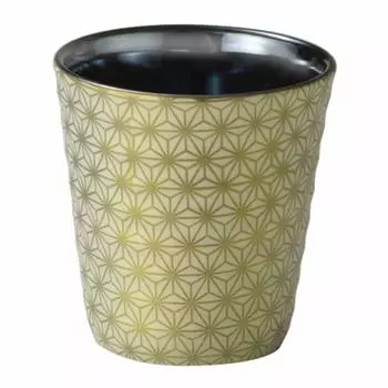 Стеклянная кружка Yamakatsu Mino Toen Mino Rock Rock 310 мл (Ямакацу Тоэн) Рин-рин- (Золото) РИН-3003А