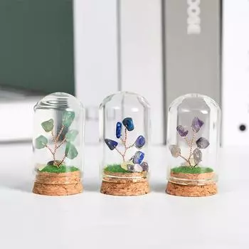 Стеклянная крышка Crystal Tree Micro Landscape Crystal Tree Полированная Crystal Tree Бутылка желаний