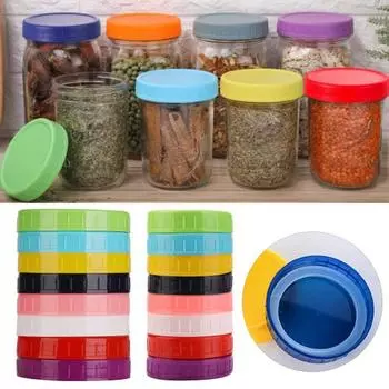 Стеклянная крышка для чашки 70/86 мм Яркий цвет Устойчивость к разрушению и защите от пыли S 8pcs