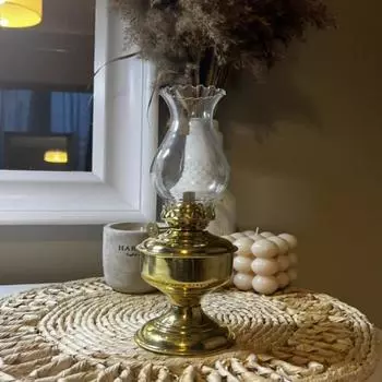 Стеклянная масляная лампа, латунная настольная масляная лампа, масляная лампа для домашнего декора, свадьбы в морском или викторианском стиле, витрина магазина как