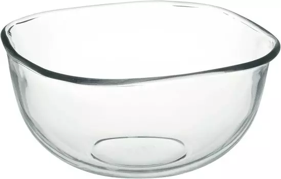 Стеклянная миска iwaki, внешний диаметр 23 x BC337, термостойкая, квадратная, 23 см, 3,3 л чистый