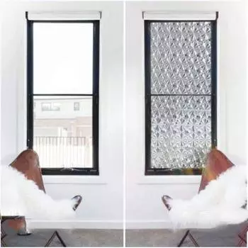 Стеклянная пленка без клея Производитель наклеек на окна без клея Торговля Пластиковая упаковка Алмазный эффект Статический 30*100cm