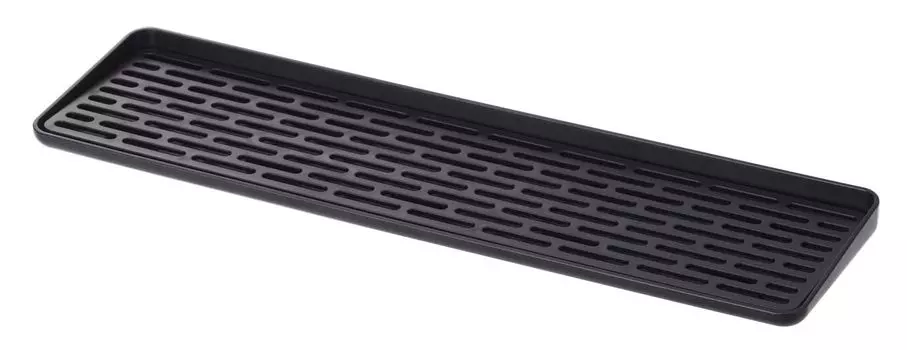 Стеклянная подставка Yamazaki Jitsugyo, тонкая стеклянная подставка для кружки, черная, 2605 и чёрный