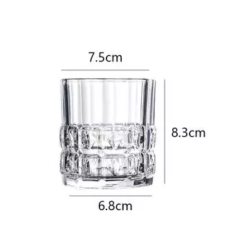 Стеклянная посуда для напитков Элегантные кофейные чашки Диспенсер для воды Барные аксессуары Прозрачная стеклянная кружка для воды Столовая посуда Бокалы для вина Напитки 1pcs